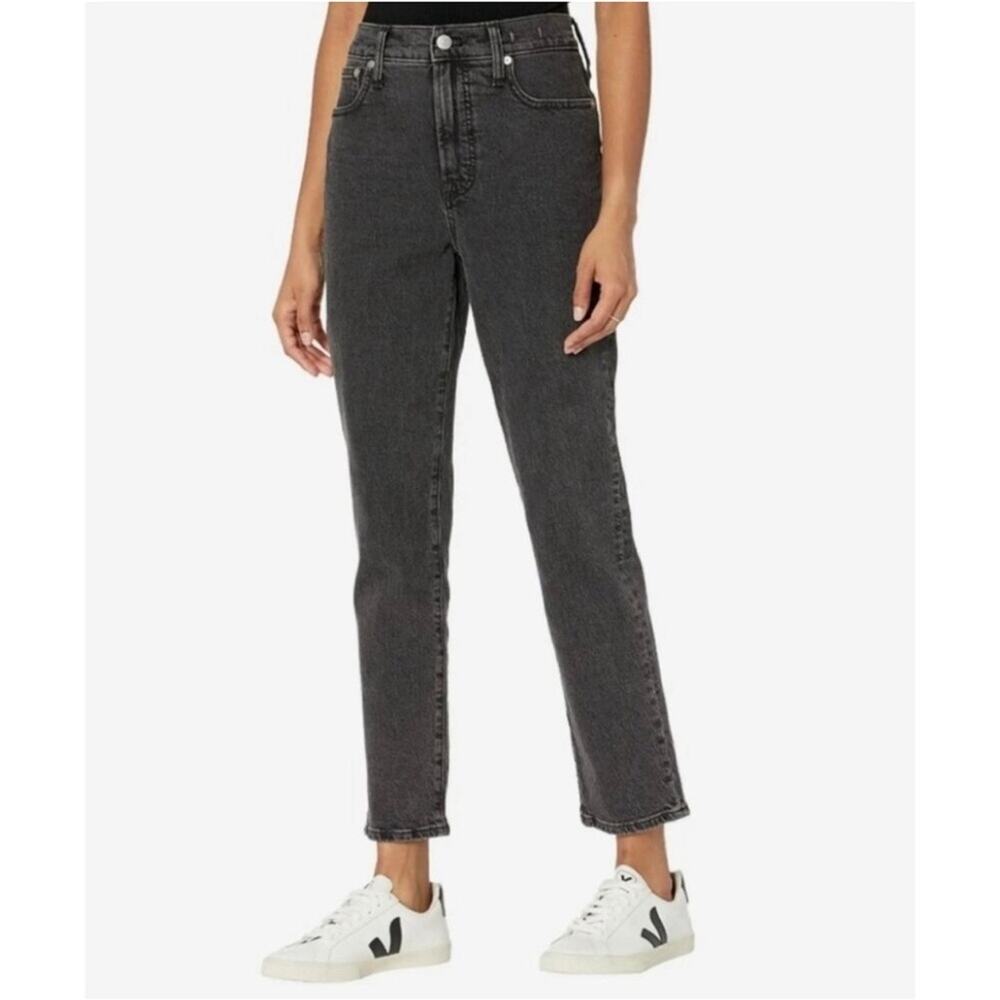 Madewell The Curvy Perfect Vintage Jean - SMOKEY BLACK - GREY